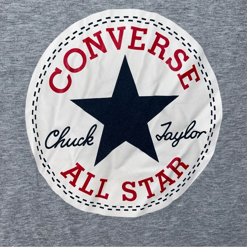 Converse All Star Gray Shirt YOUTH L